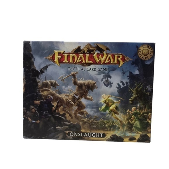 'FINAL WAR TCG: ONSLAUGHT' STARTER SET (CARD GAME)1st edition